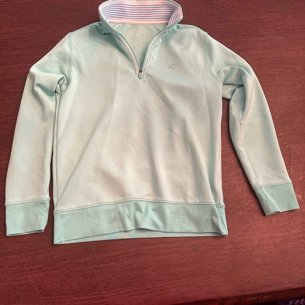 Southern Tide quarter zip pullover jacket, medium, 8-10